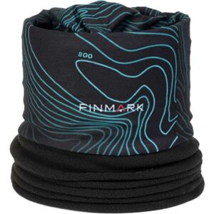 Finmark FSW-218 Multifunkční šátek s fleecem, modrá, velikost UNI