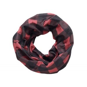 Finmark MULTIFUNKČNÍ ŠÁTEK Multifunkční šátek s fleecem, Černá,Oranžová, velikost