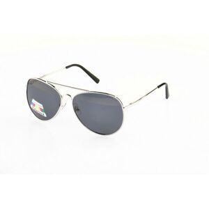Finmark F2207 Polarizační sluneční brýle, stříbrná, velikost UNI