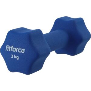 Fitforce FDBN 3 KG Jednoruční činka, tmavě modrá, velikost 3kg