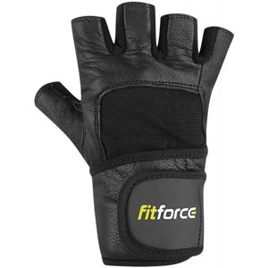 Fitforce FITNESS RUKAVICE Rukavice na fitness, Černá,Bílá, velikost XS
