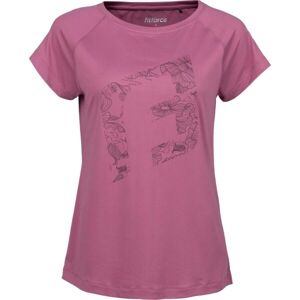 Fitforce HASLEY Dámské fitness triko, růžová, veľkosť M