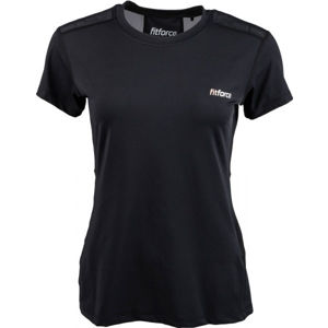 Fitforce PADOVA Dámské fitness triko, Černá,Bílá, velikost S