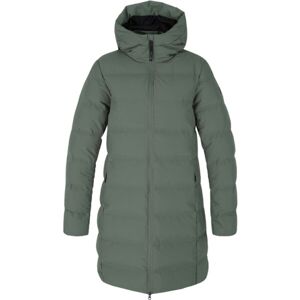 Hannah GAIA Dámský péřový kabát, zelená, veľkosť 42
