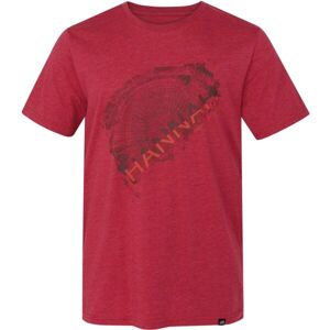 Hannah SEVERIN Pánské tričko, Červená,Tmavě šedá, velikost S