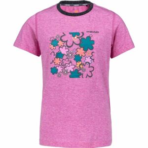 Head LEONTY Dívčí triko, Růžová,Mix, velikost 152-158