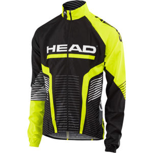 Head MEN ANORAK TEAM Pánská cyklistická bunda, černá, veľkosť L