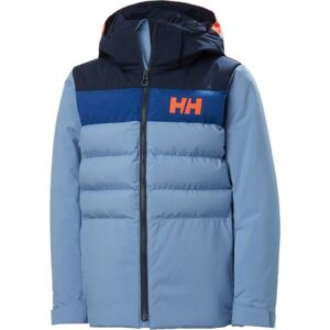 Helly Hansen JR CYCLONE JACKET Chlapecká lyžařská bunda, modrá, velikost 10