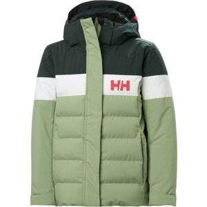 Helly Hansen JR DIAMOND JACKET Dívčí lyžařská bunda, zelená, velikost 16