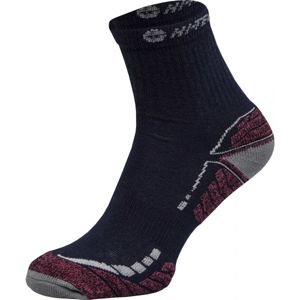 Hi-Tec VARONA Dámské ponožky, Černá,Tmavě šedá,Červená, velikost