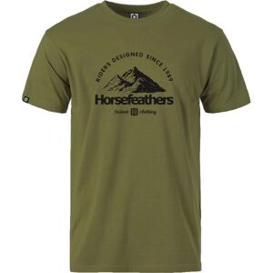 Horsefeathers MOUNTAIN Pánské tričko, khaki, veľkosť L