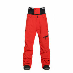 Horsefeathers NELSON PANTS Červená S - Pánské lyžařské/snowboardové kalhoty