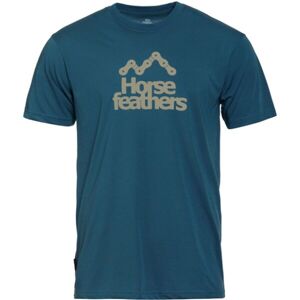 Horsefeathers ROOTER Pánské tričko, modrá, velikost