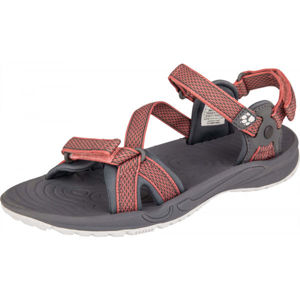 Jack Wolfskin LAKEWOOD RIDE SANDAL Dámské turistické sandály, tmavě šedá, velikost 40.5