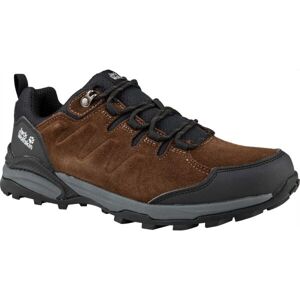 Jack Wolfskin MTN GOAT LOW M Pánská outdoorová obuv, hnědá, veľkosť 40.5
