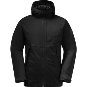 Jack Wolfskin TEMPELHOF JKT M Pánská zimní bunda, černá, velikost XL