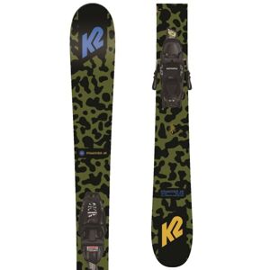 K2 POACHER JR + FDT 7.0 Dětské lyže s vázáním, khaki, velikost 139