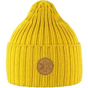 Kama MERINO A181 Dámská zimní čepice, žlutá, veľkosť UNI