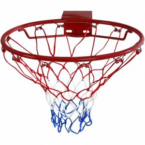 Kensis 68612 Basketbalový koš se síťkou, červená, velikost os