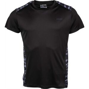 Kensis HOWEM Pánské sportovní triko, černá, veľkosť S