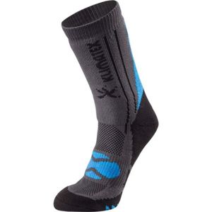 Klimatex ITTO Unisexové outdoorové ponožky, Tmavě šedá,Černá,Modrá, velikost 39-41