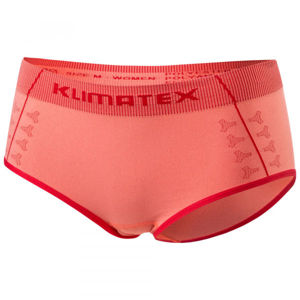 Klimatex LURDA Dámské bezešvé boxerky, Oranžová,Červená, velikost XL