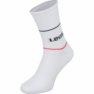 Levi's SHORT CUT LOGO SPORT 2P MIX Ponožky, bílá, velikost 39/42