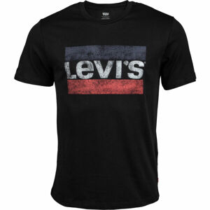 Levi's SPORTSWEAR LOGO GRAPHIC Černá S - Pánské tričko