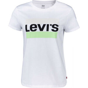 Levi's CORE THE PERFECT TEE Dámské tričko, bílá, veľkosť S