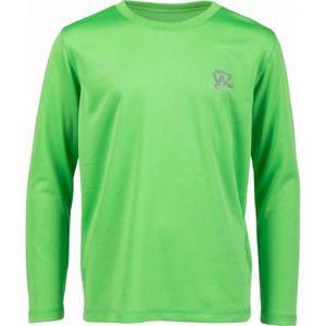 Lewro LOPEZO Chlapecké triko, Světle zelená,Stříbrná, velikost 128-134