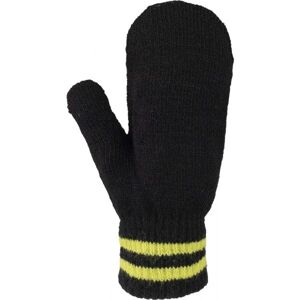 Lewro NDIDI Dětské pletené rukavice, černá, veľkosť UNI