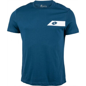 Lotto DINAMICO III TEE BS CO Pánské tričko, Modrá, velikost S
