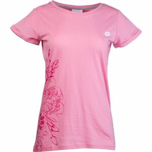 Lotto ELSA Dámské triko, Růžová,Bílá, velikost XS