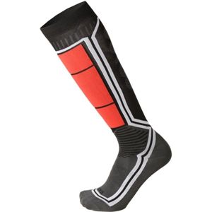 Mico LIGHT WEIGHT ARGENTO X-STATIC SKI SOCKS černá L - Lyžarské ponožky