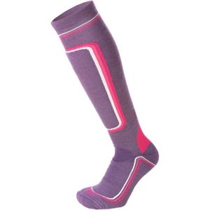 Mico HEAVY PRIMALOFT WOMAN SKI SOCKS W fialová M - Dámské lyžařské ponožky