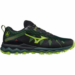 Mizuno WAVE DAICHI 6 Pánská běžecká obuv, Černá,Tmavě zelená, velikost 41