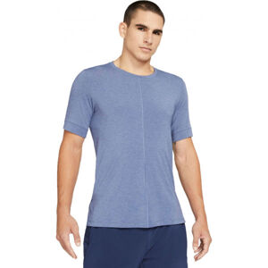 Nike YOGA TEE Pánské tričko, Modrá, velikost XL