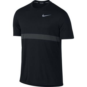 Nike RELAY TOP SS černá M - Pánské běžecké tričko