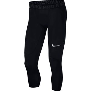 Nike PRO TGHT 3QT černá M - Pánské tréninkové legíny