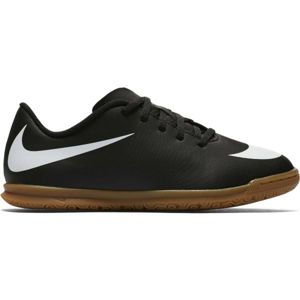 Nike JR BRAVATA IC Dětská sálová obuv, Černá,Bílá,Hnědá, velikost 6