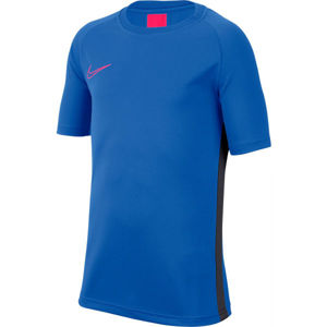 Nike DRY ACDMY TOP SS B Chlapecké fotbalové tričko, Modrá,Černá,Červená, velikost XL