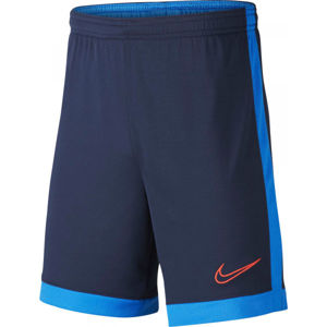 Nike DRY ACDMY SHORT K B Chlapecké fotbalové kraťasy, Tmavě modrá,Modrá,Červená, velikost L