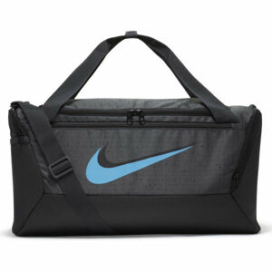 Nike BRASILIA S DUFF - 9.0 Sportovní taška, Černá,Tmavě šedá,Bílá, velikost