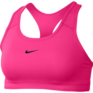 Nike SWOOSH BRA PAD Dámská sportovní podprsenka, Růžová,Černá, velikost