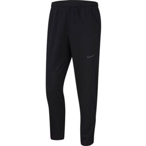 Nike RUN STRIPE WOVEN PANT M Pánské běžecké kalhoty, Černá,Šedá, velikost XL