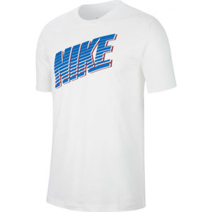 Nike NSW TEE NIKE BLOCK M bílá S - Pánské tričko