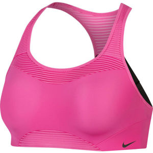 Nike ALPHA BRA NOVELTY Dámská sportovní podprsenka, Růžová,Černá, velikost