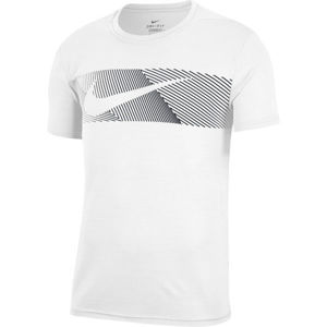 Nike DRY SUPERSET SS LV 2.0 M bílá M - Pánské tričko