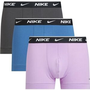 Nike EDAY COTTON STRETCH Pánské boxerky, fialová, veľkosť S