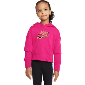Nike SPORTSWEAR Dívčí mikina, růžová, velikost XL